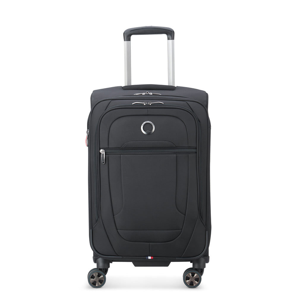 DELSEY Helium DLX black softside suitcase